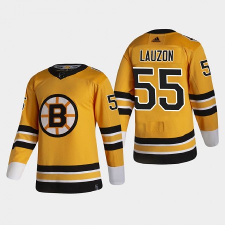 Herren Eishockey Boston Bruins Trikot Jeremy Lauzon 55 2020-21 Reverse Retro Authentic